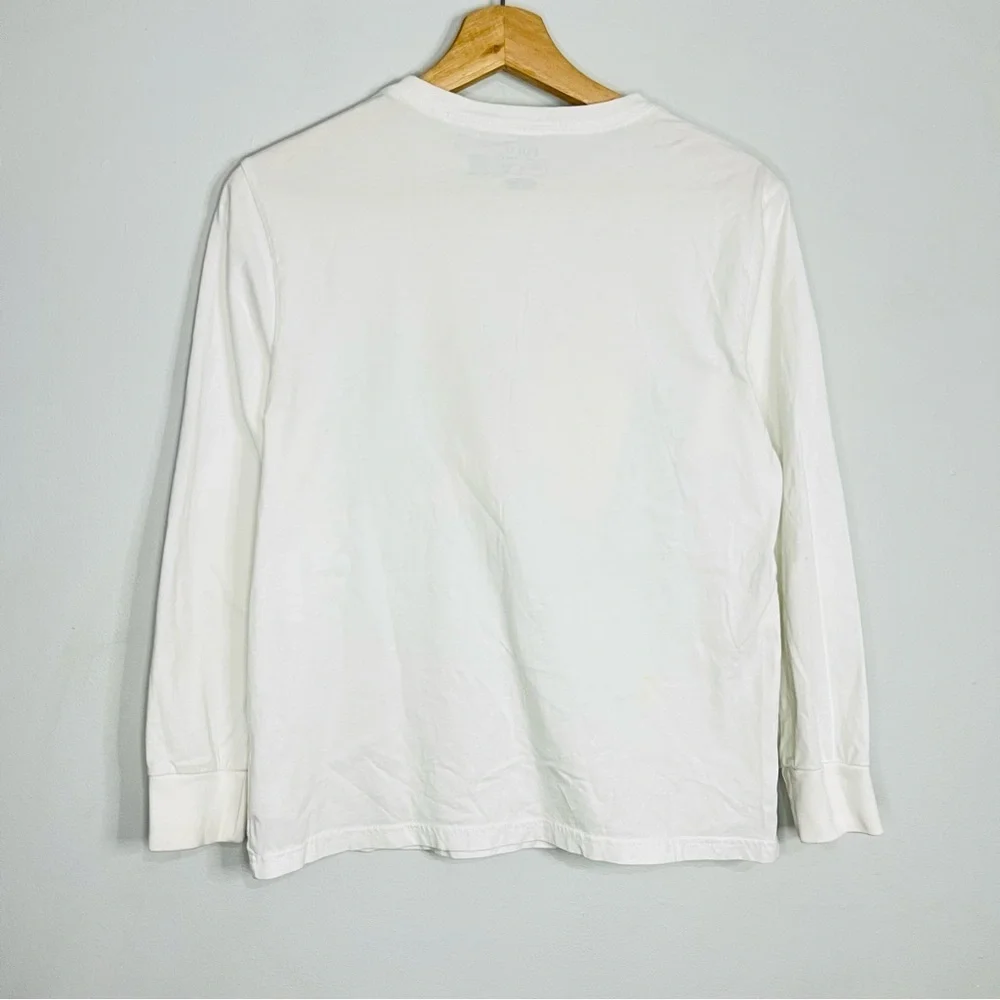 Polo by RL Kids White Bear Christmas Graphic Shirt Large 14-16